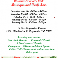 DWC Boutique and Craft Fair