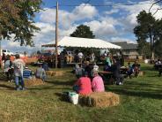 Hay Bale in Park