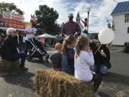 Kids in crowd