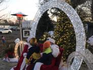 Kid with Santa