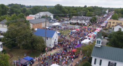 Haymarket Day Ariel View