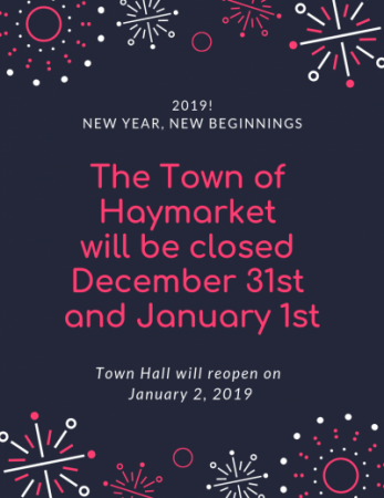 Closed December 31st and January 1st