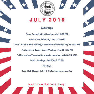 July Meeting Notice