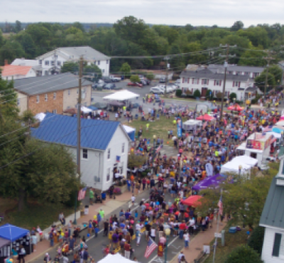 Haymarket Day Ariel View